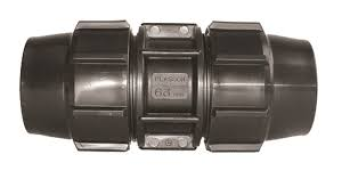 POLY COMPRESSION METRIC COUPLING 25MM
